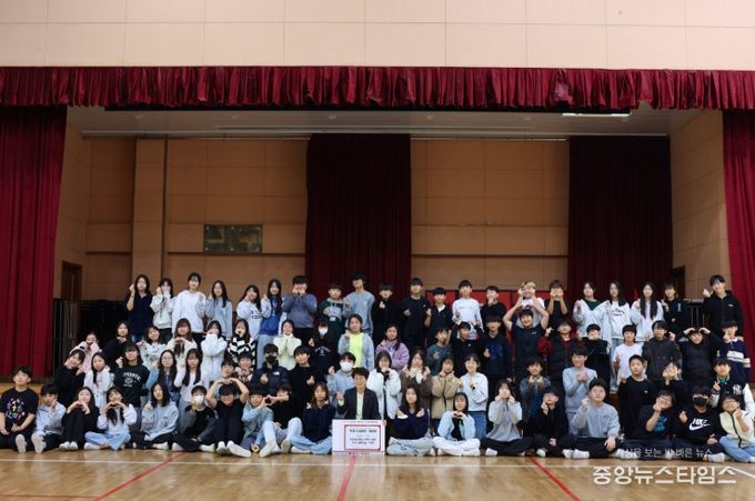 청운초 6학년 학생들, ‘북삼동 나눔뱅크’ 릴레이 네 번째 주자로 참여