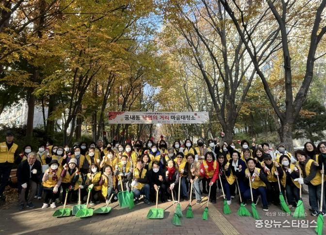 궁내동 낙엽청소