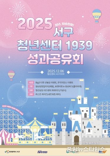 인천 서구, ‘2025 서구 청년정책 성과공유회’ 개최