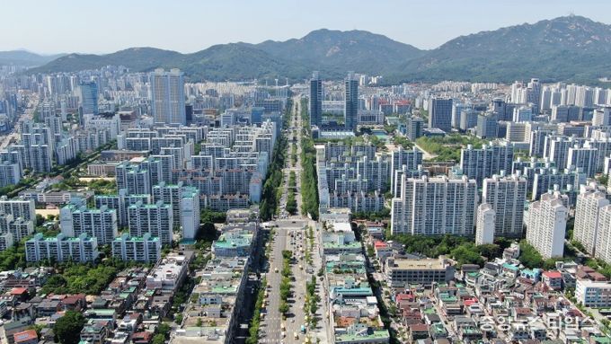 안양 평촌신도시 전경.(안양시 제공)