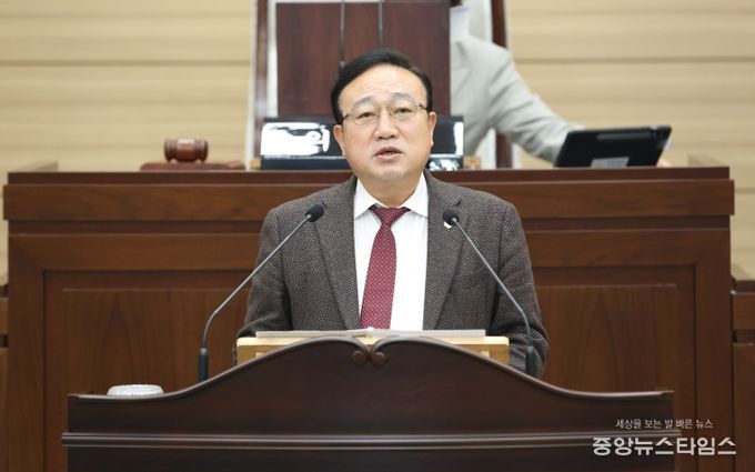 김학엽의원, 구정질문 통해 주민 생존권·건강권 보호 위한 명확한 철회 입장 요구