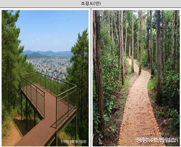 용문 어미산, 명품 산책로 조감도