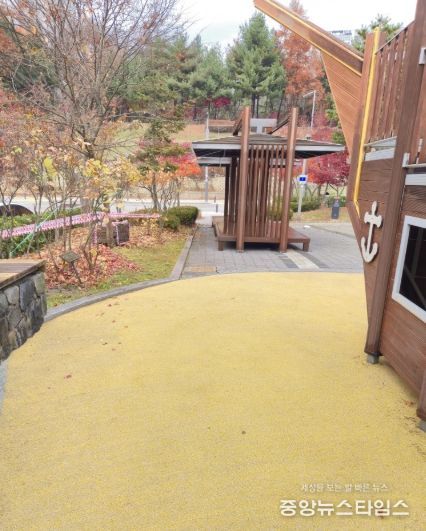 보물선어린이공원 고압세척 정비 완료.(용인시 제공)