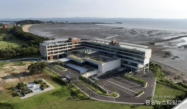 화성서해마루 유스호스텔 항공사진.(화성시 제공)