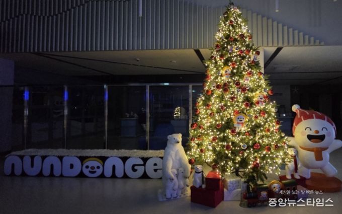 평창올림픽플라자 대형 크리스마스 트리