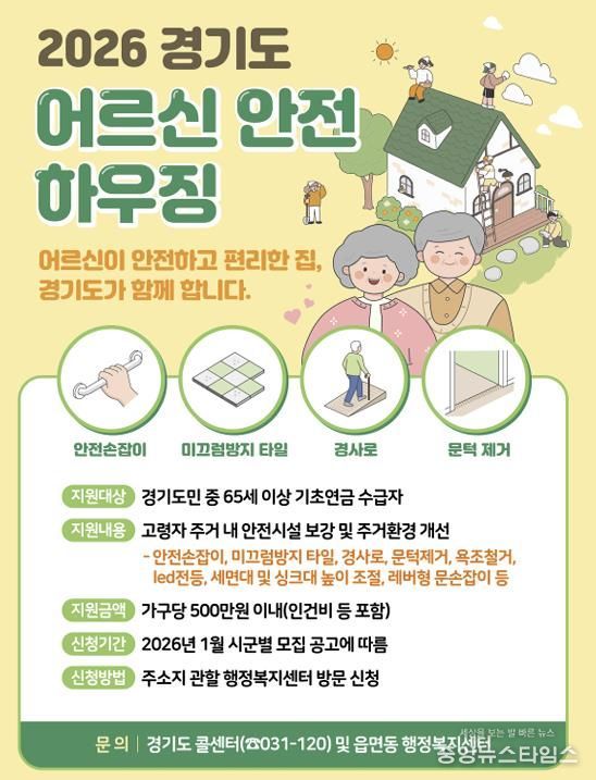 안성시, 어르신 안정 하우징, 햇살하우징 지원사업 신청 접수