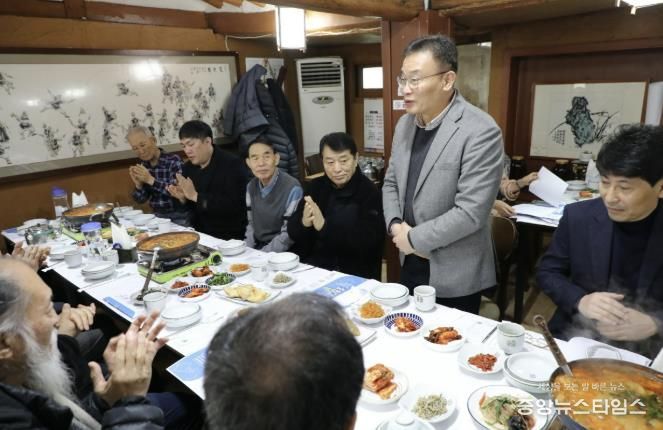 수원시 팔달구, 전통시장 상인회장단과 오찬 간담회 개최