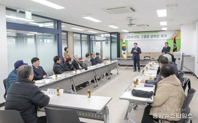 설 맞이 대한노인회 시흥시지회 방문…‘따뜻한 소통 행정’ 펼쳐