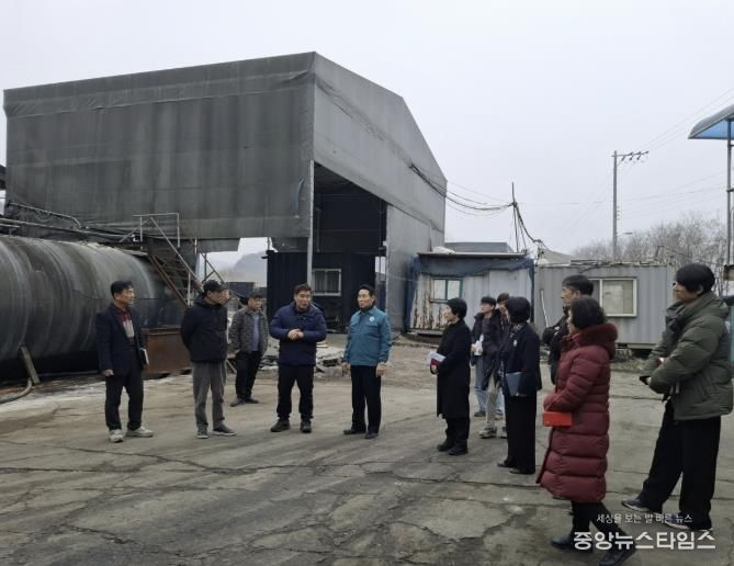 포천시, 영중면 거사리 유지공장 현장 점검…악취 저감 방안 논의