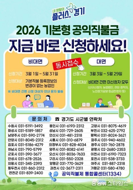 2026 기본형 공익직불금