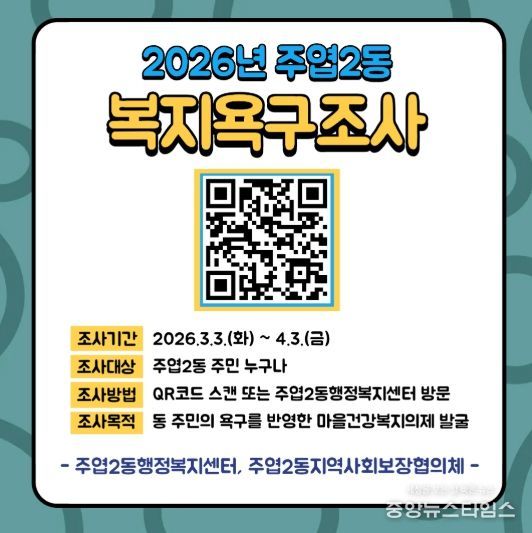 고양시 주엽2동, 주민 복지욕구조사 실시