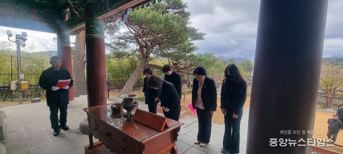 강릉시여성단체협의회 신사임당 얼 선양 오죽헌 참배