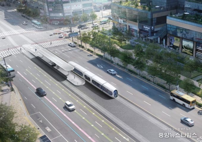 동탄트램 조감도.(화성시 제공)