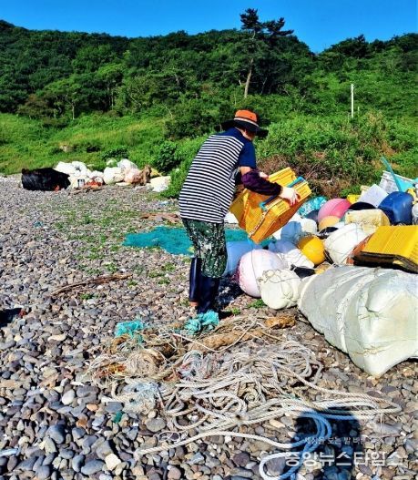 옹진군, 취약해안 폐기물 대응 지원 사업 본격 추진