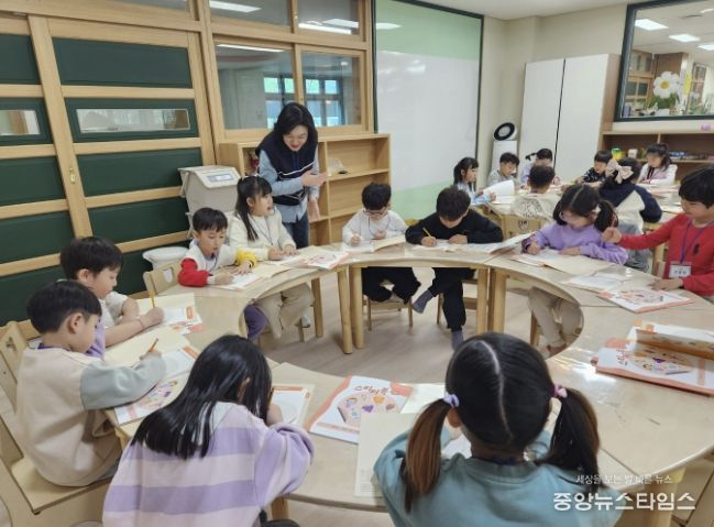 용인특례시 '건강한 돌봄놀이터' 진행 모습