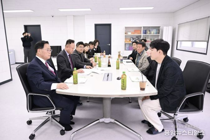 양주시, 한방 제약 기업 동양허브그룹 방문해 기업애로 논의