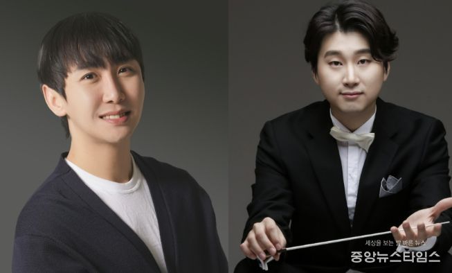 좌측 국악단 김현섭 예술감독, 우측 오케스트라 임동국 예술감독