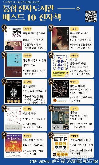 ‘인천시교육청통합전자도서관 1분기 인기 전자책’ 소개